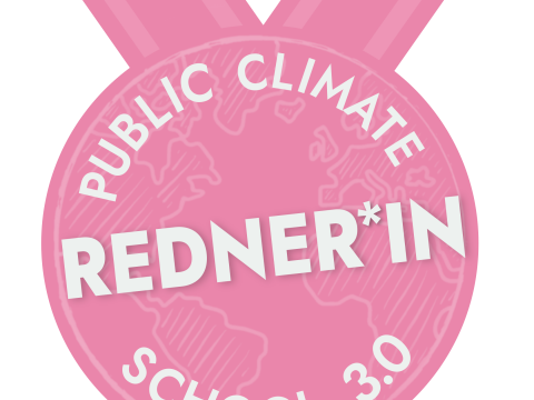 Speaker badge Public Climate School